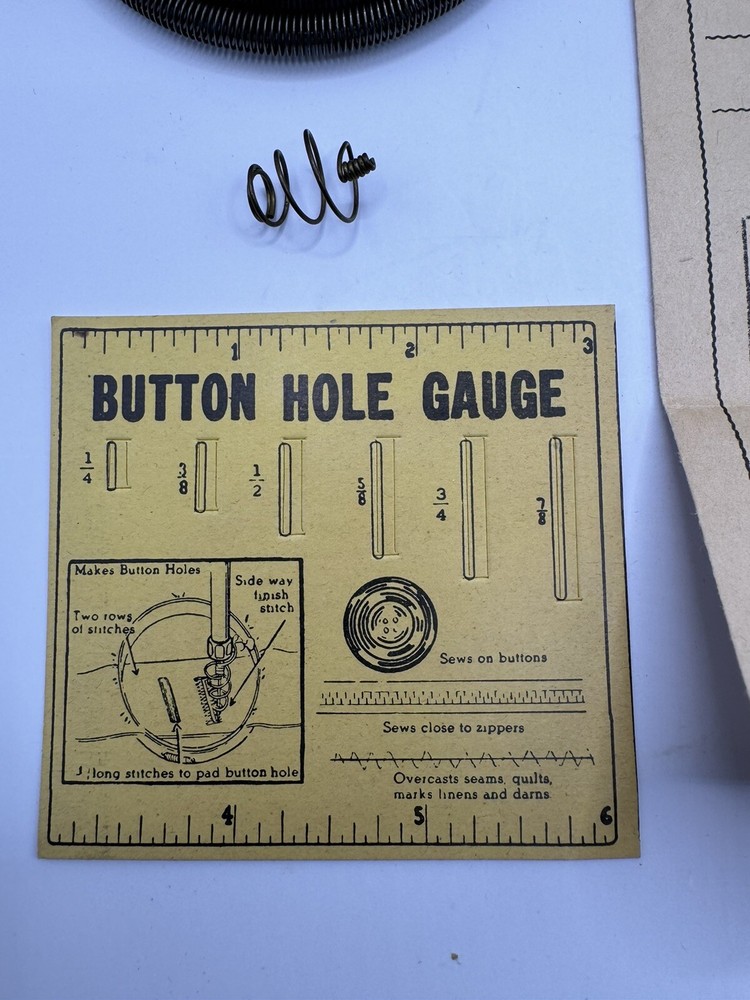 Easy Way Darner Buttonhole Maker Vintage. Please See Description About Spring