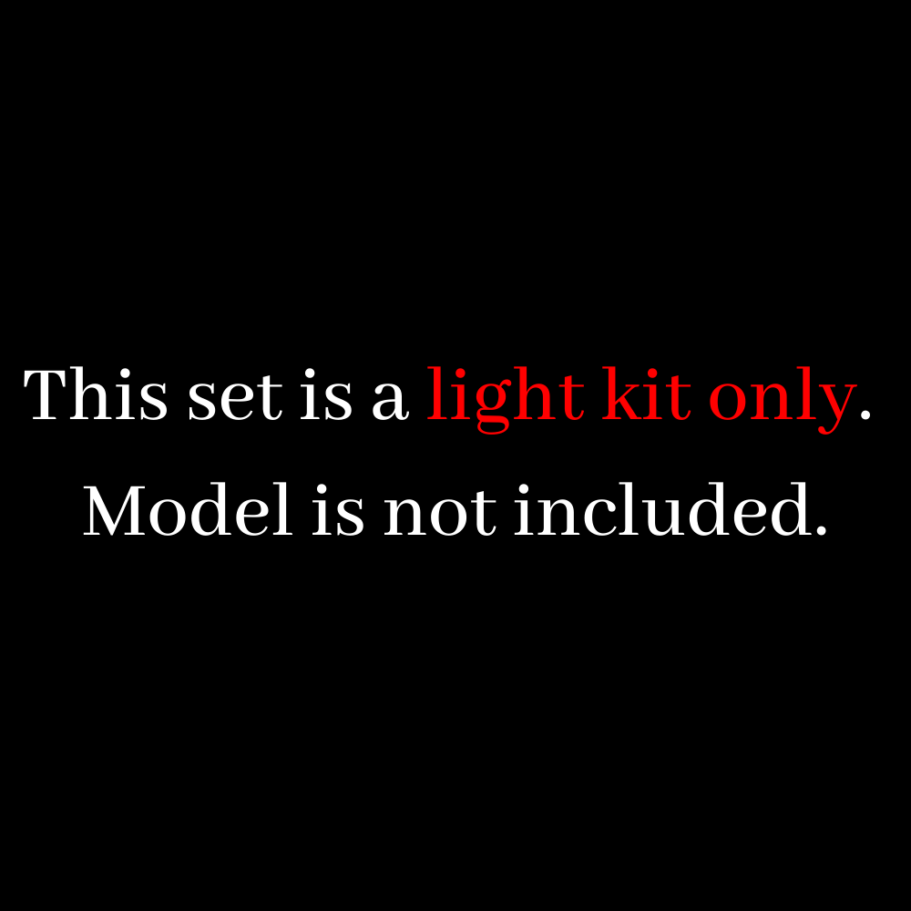LED Light Kit for Hulkbuster - Compatible with LEGO® 76210 Set (Remote Version)