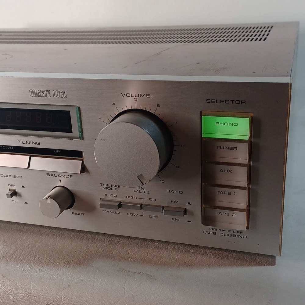NIKKO NR-800 Receiver Silver, Tested & Working