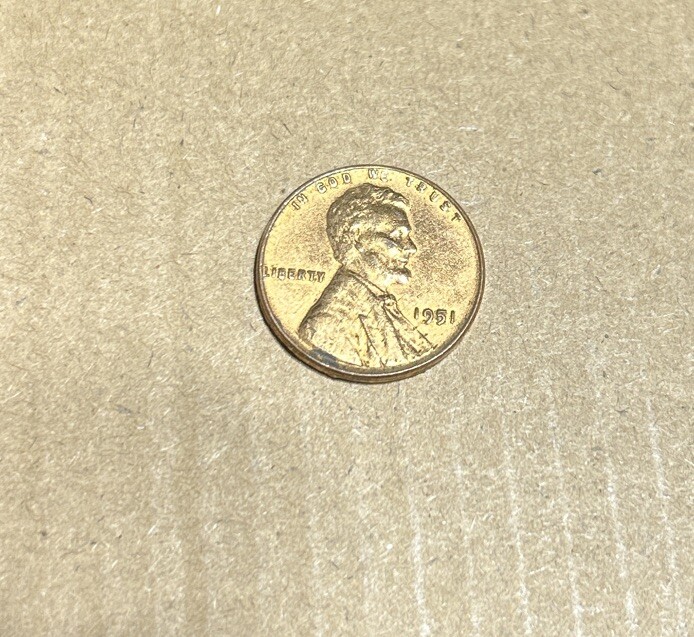 1951 Wheat Penny *Rare* No Mint Mark🔥