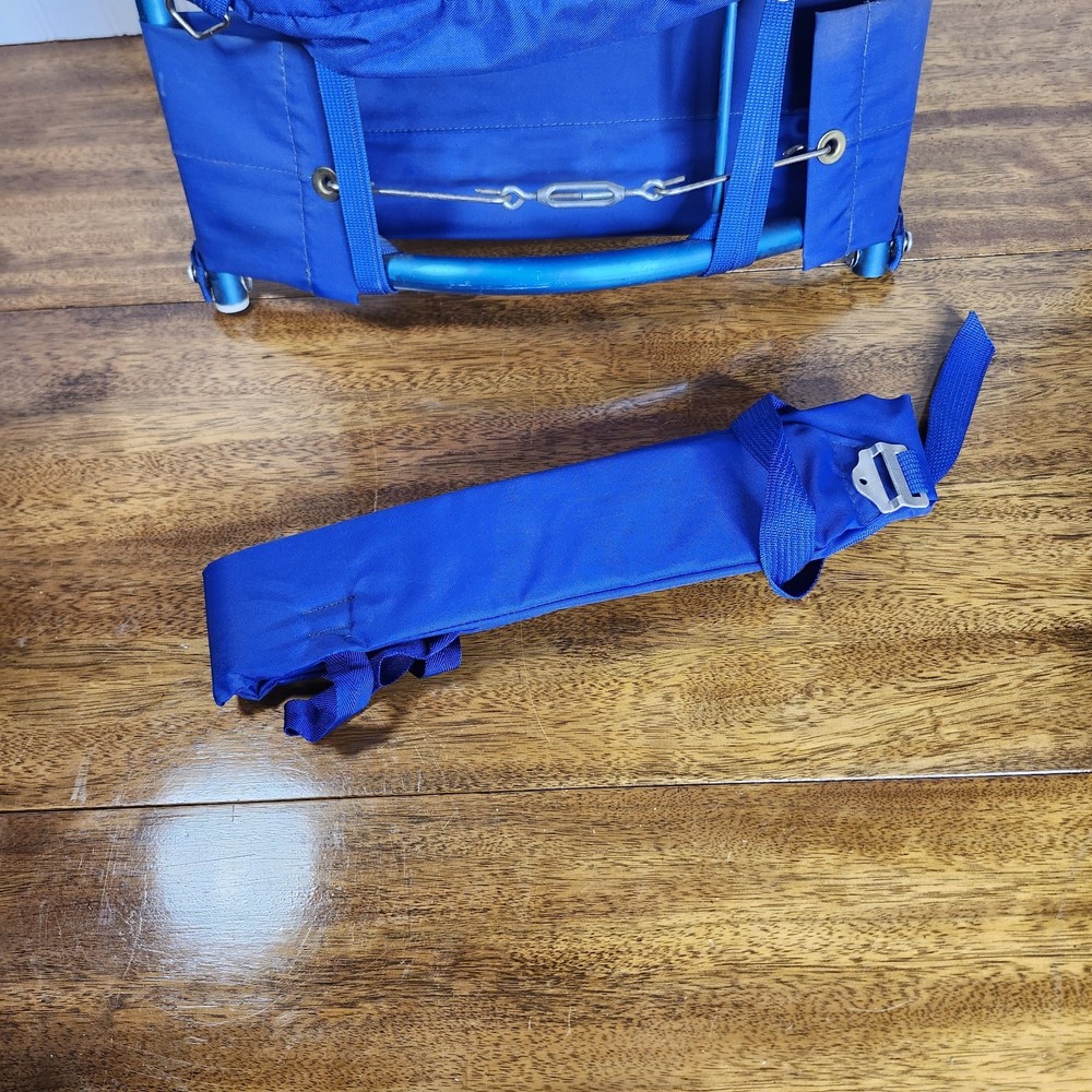 Vintage 1970ish RED, WHITE & BLUE EXTERNAL FRAME BACKPACK