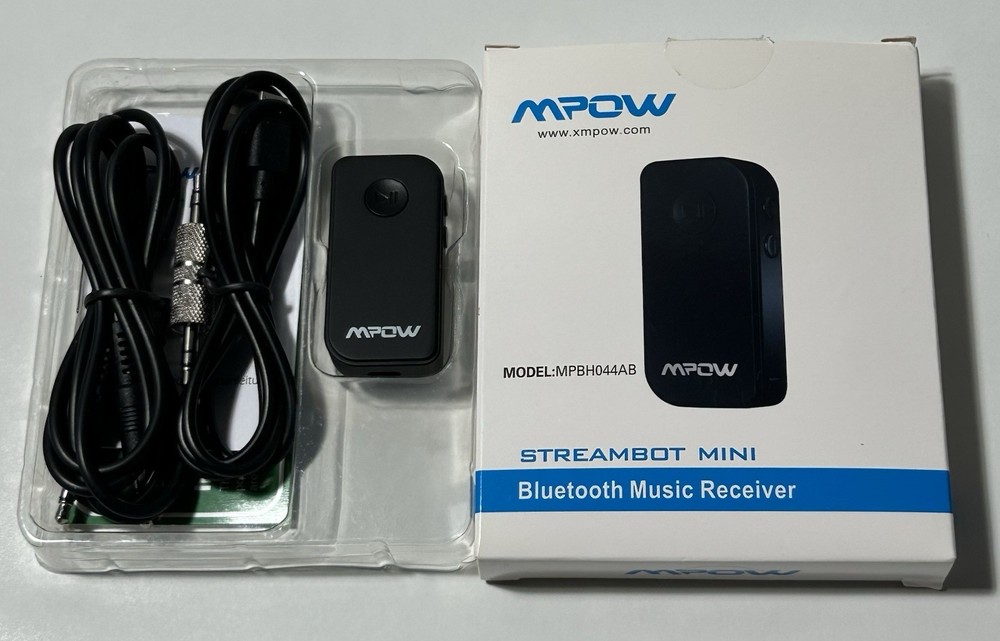MPOW STREAMBOT MINI Bluetooth Music Receiver Model: MPBH044AB