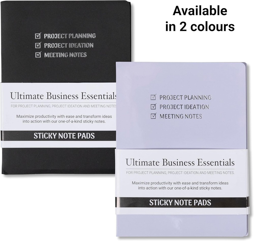 Project Planner Kit & Meeting Notebook for Work – 90 Lar Stiy Notes