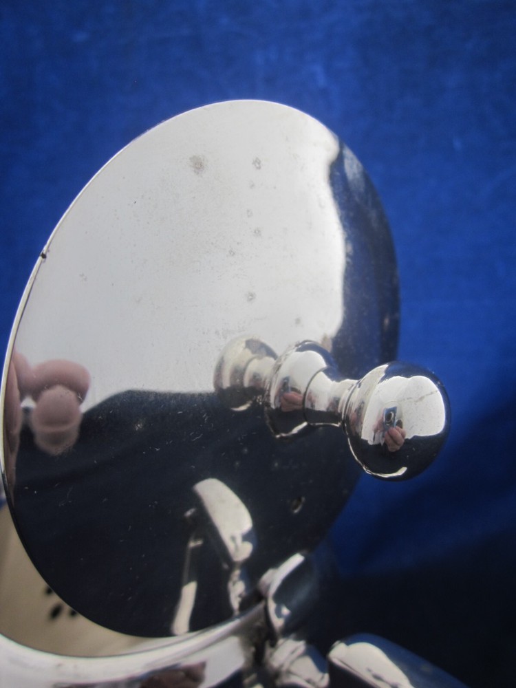 Silverplate Teapot Heavy Unmarked