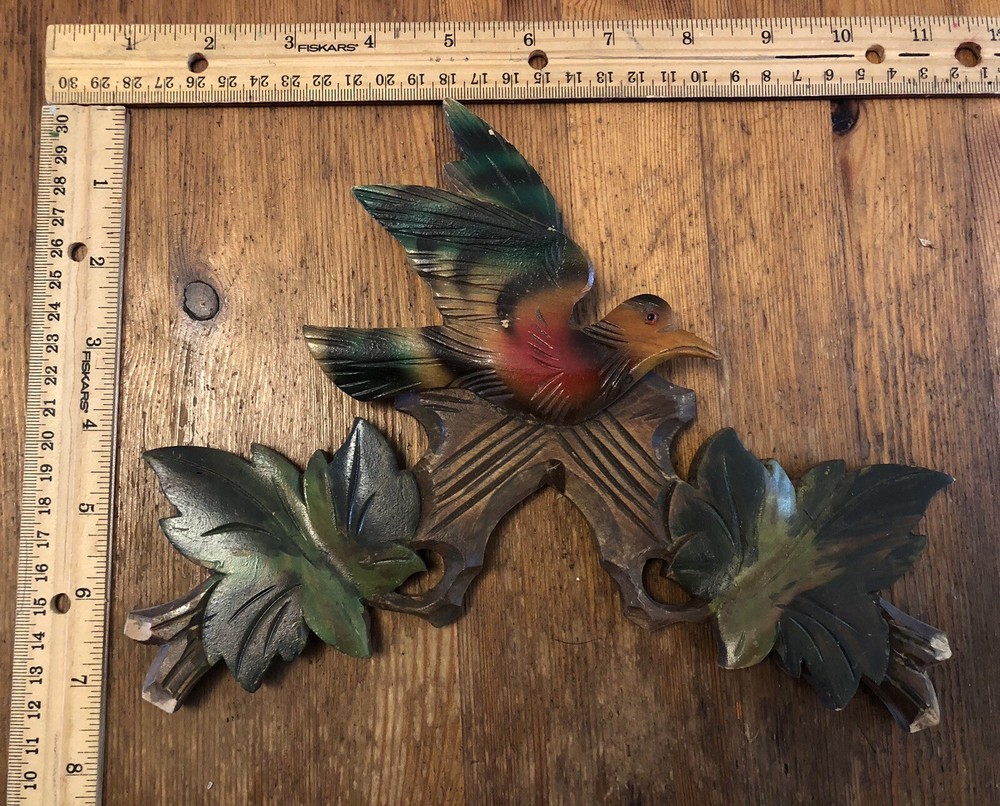 Vintage Black Forest Cuckoo Clock Front Trim-Topper