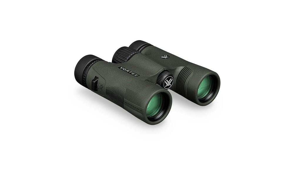 Vortex Optics Diamondback HD 10x28 Binocular with Free Camo Forest Hat Bundle