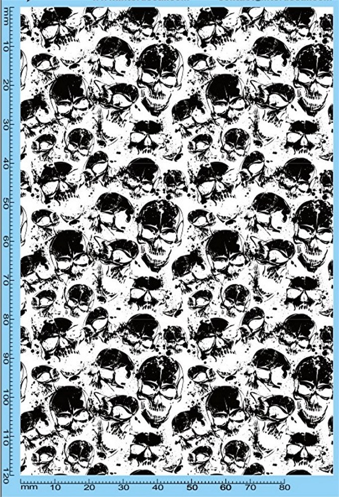 Stickerbomb / Area Pattern Skull Pattern No.4 Decal 1:24 Decals
