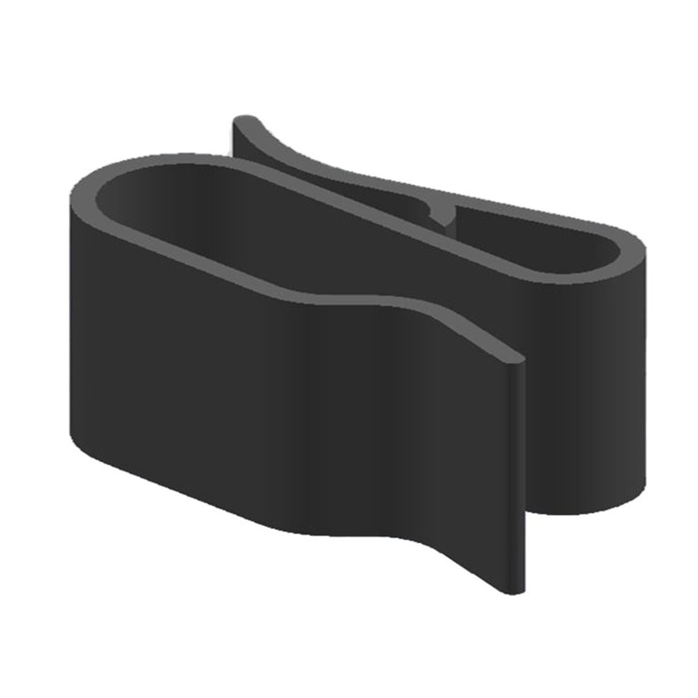 Solar Panel Clip Cable Mount Outdoor Plastic Temperature Resistant 2 Lines