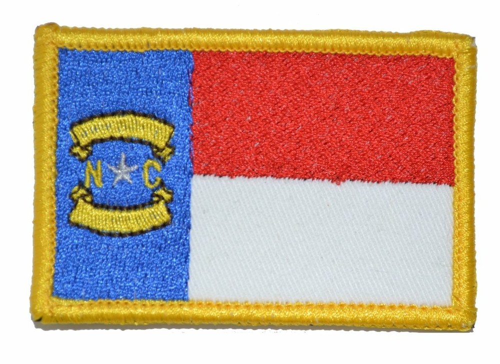 North Carolina State Flag - 2x3 Patch