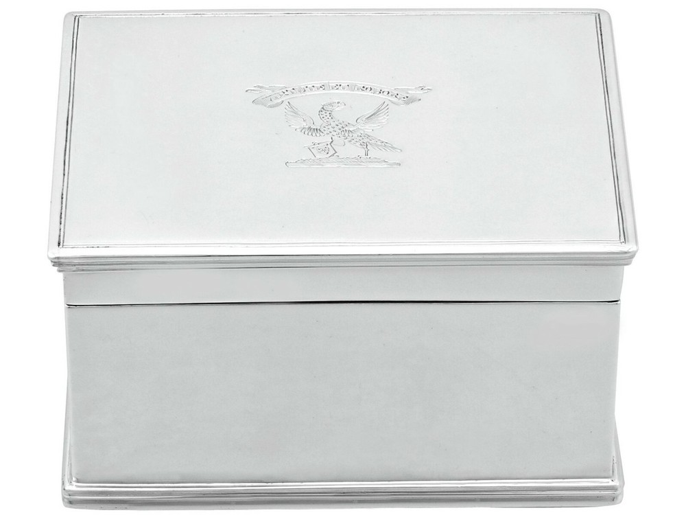 Antique George IV Sterling Silver Boxes