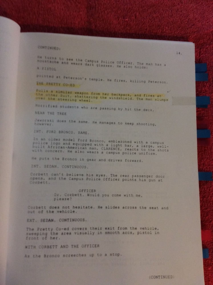 ORIGINAL SCRIPT JUDGEMENT DAY ICE-T COOLIO MARIO VAN PEEBLES WILLIAM CARSON
