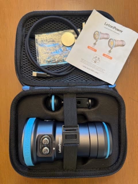 LetonPower under water multi color video light