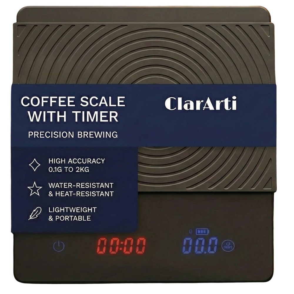 Coffee Scale Timer Fast Stable Auto Manual WaterResistant Digital 0.1g Accuracy