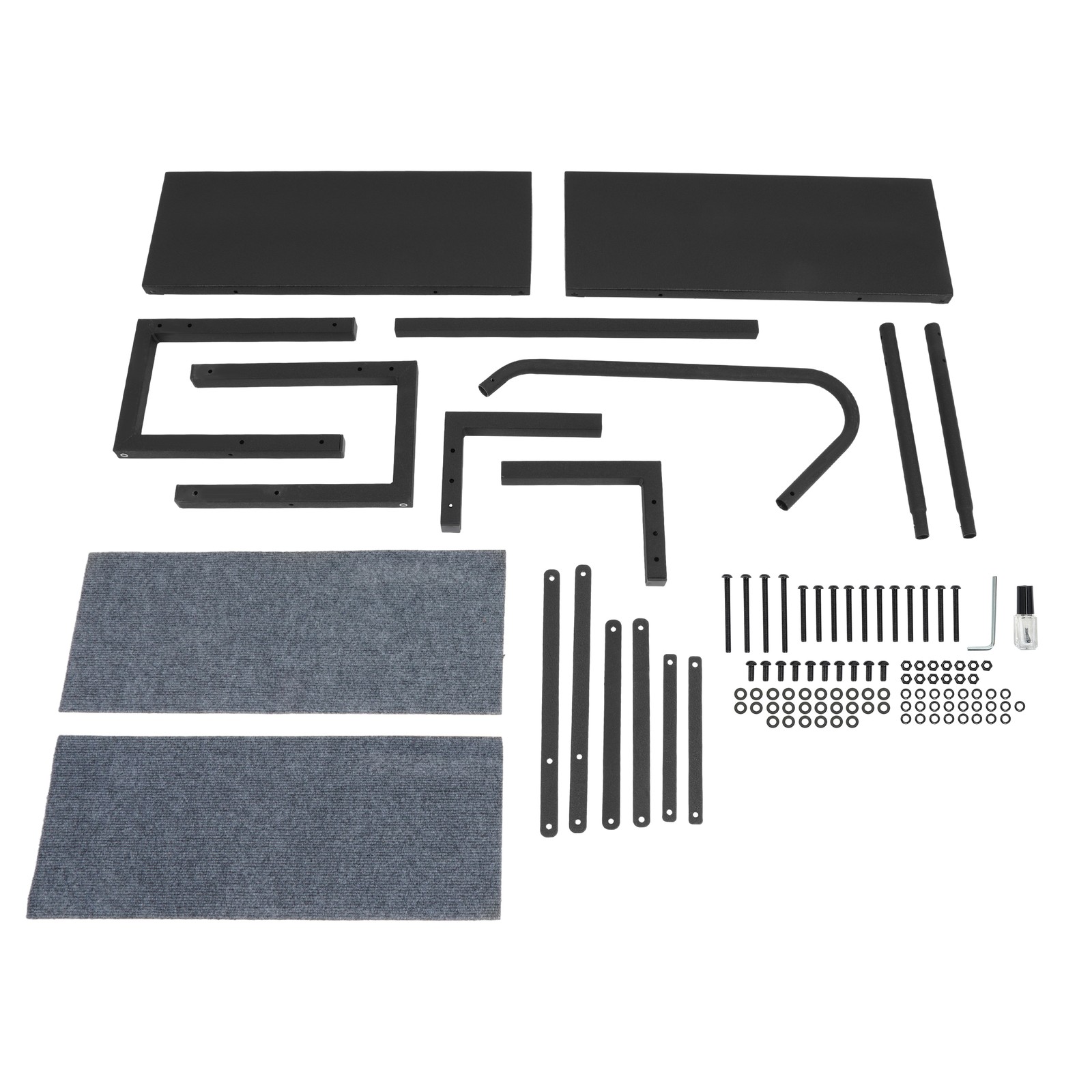 2 Steps Ladder RV Step w/Handrail For Trailer Travel Camper Mobile Home Stairs