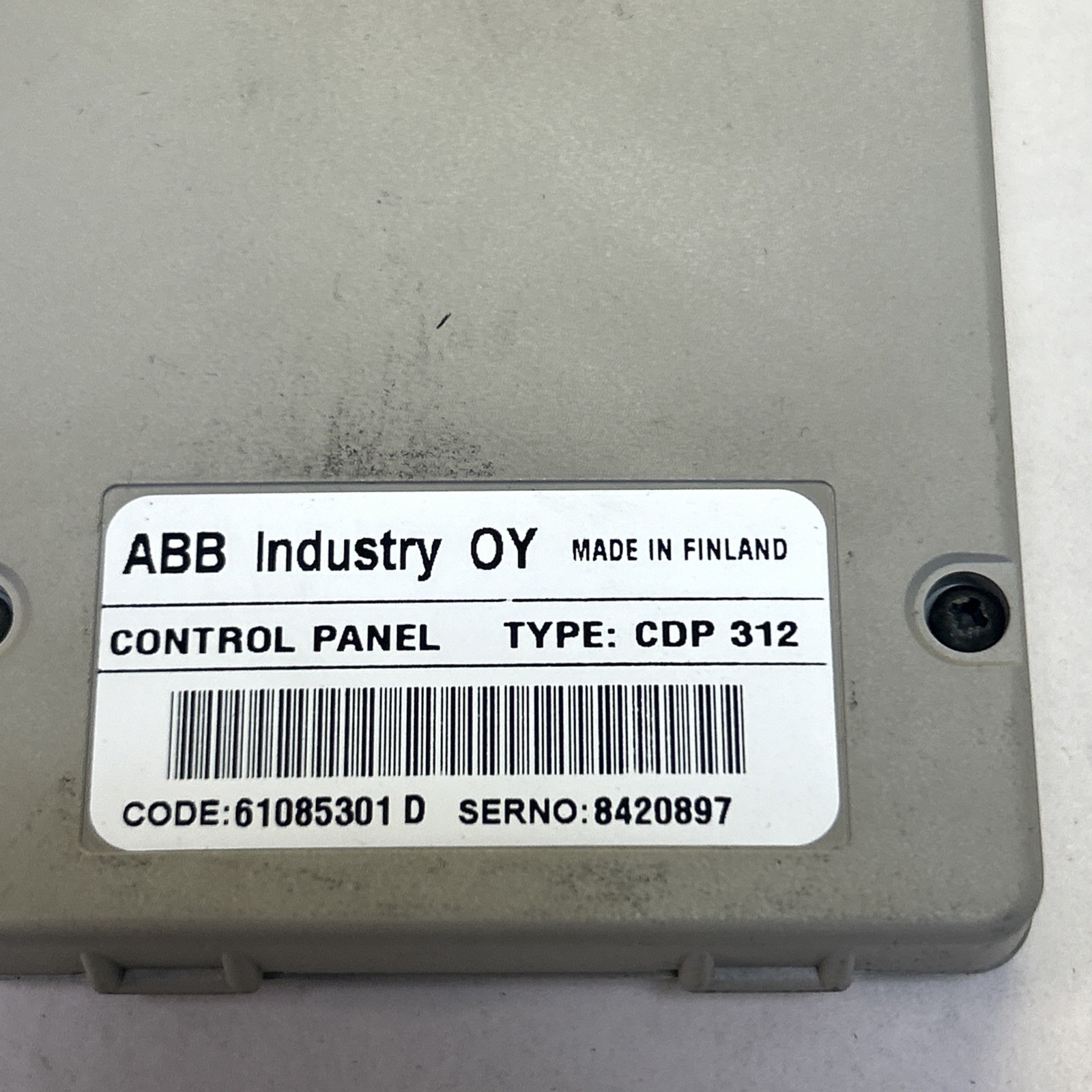 ABB,CDP312,CONTROL PANEL