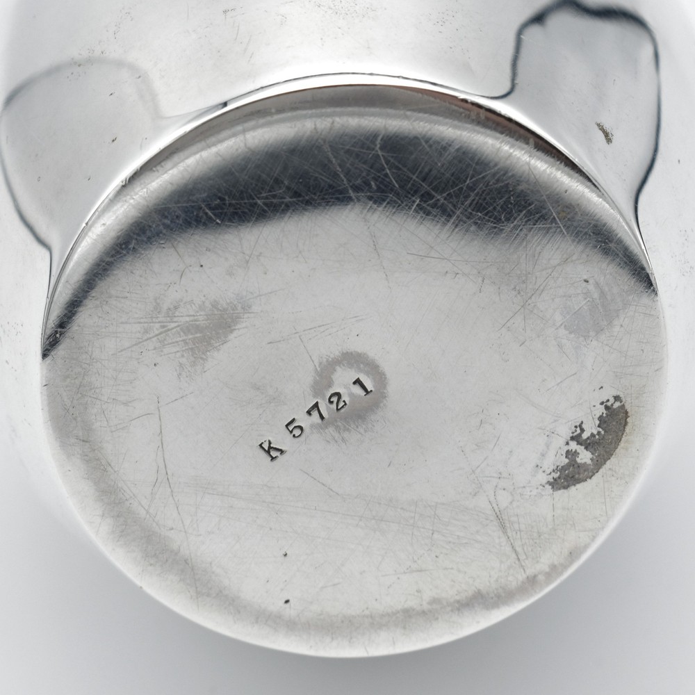 Antique Solid Sterling Silver Miniature Tea Caddy Canister 1911