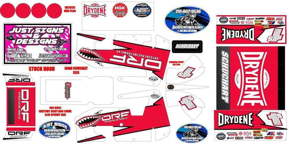 1RC SPRINT WRAP LOGAN SCHUCHART  2020 THEME