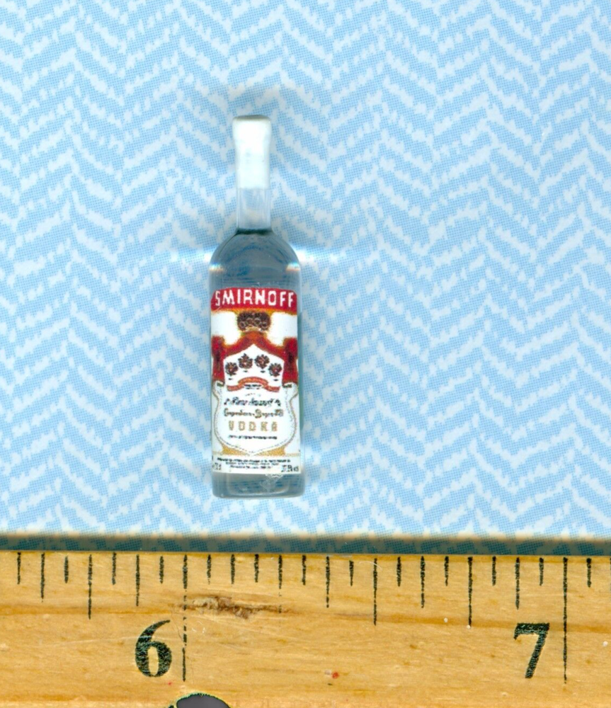 Dollhouse Miniature Size VODKA Bottle # Smir