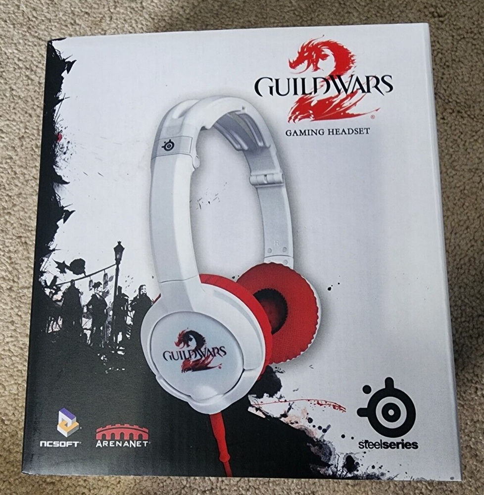 Guild Wars 2 SteelSeries Gaming Headset RARE NIB SEALED