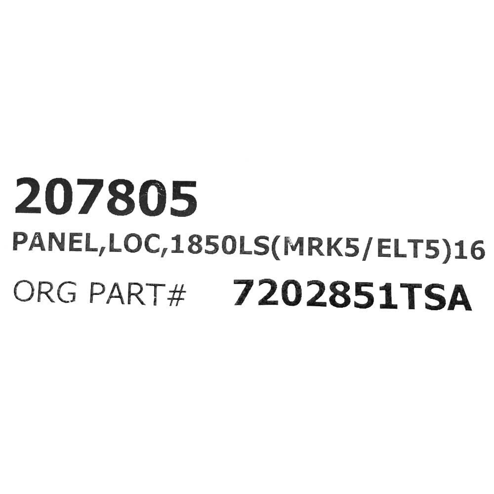 Ranger Boat Blank Chartplotter Panel 7202851TSA | 1850 LS Mark 5