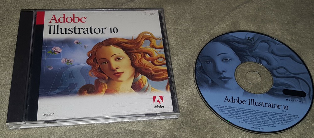 Adobe Illustrator 10 Upgrade MAC/Apple OS Computer/Software Key Code Macintosh