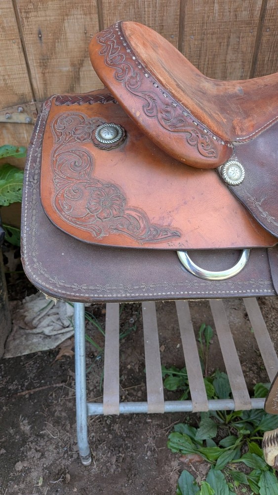 15.5" Mitch Harrison Western Saddle