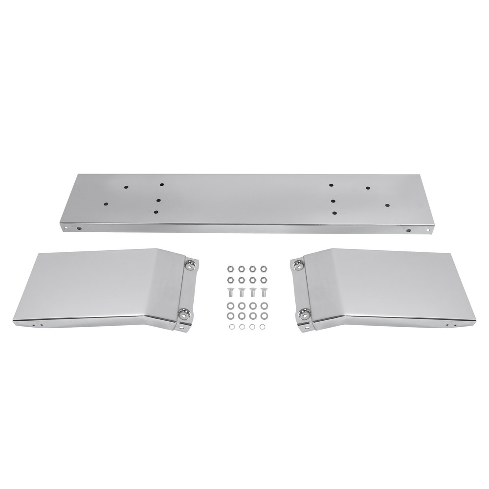 For Mack RD688S/RD6900S 81-04 10" Chrome Front Bumper W/ Triangular Bolt Pattern