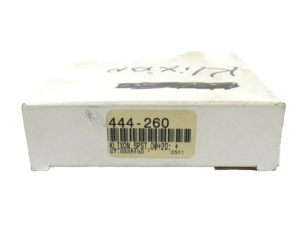 Klixon 444-260 Defrost Sensor (New Open Box)