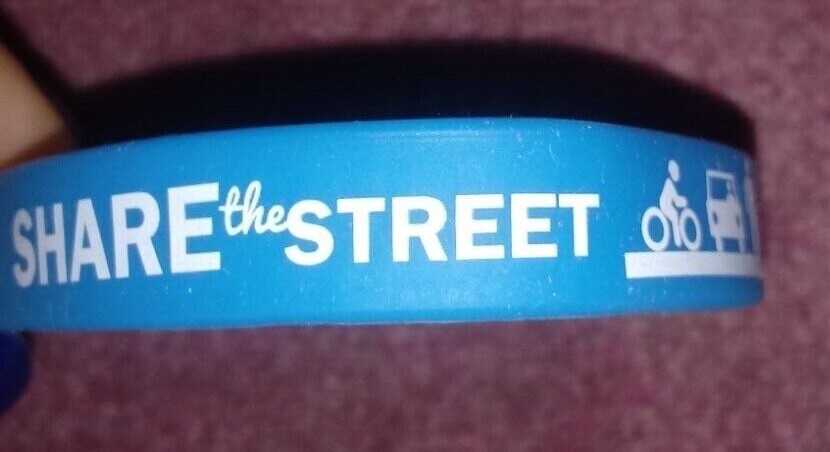 3 NYC DOT Vision Zero Logo Bicycle Helmets Medium Reflector Guide Map Bracelet..