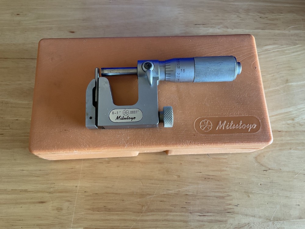 Mitutoyo 117-107 Interchangeable Anvil Micrometer