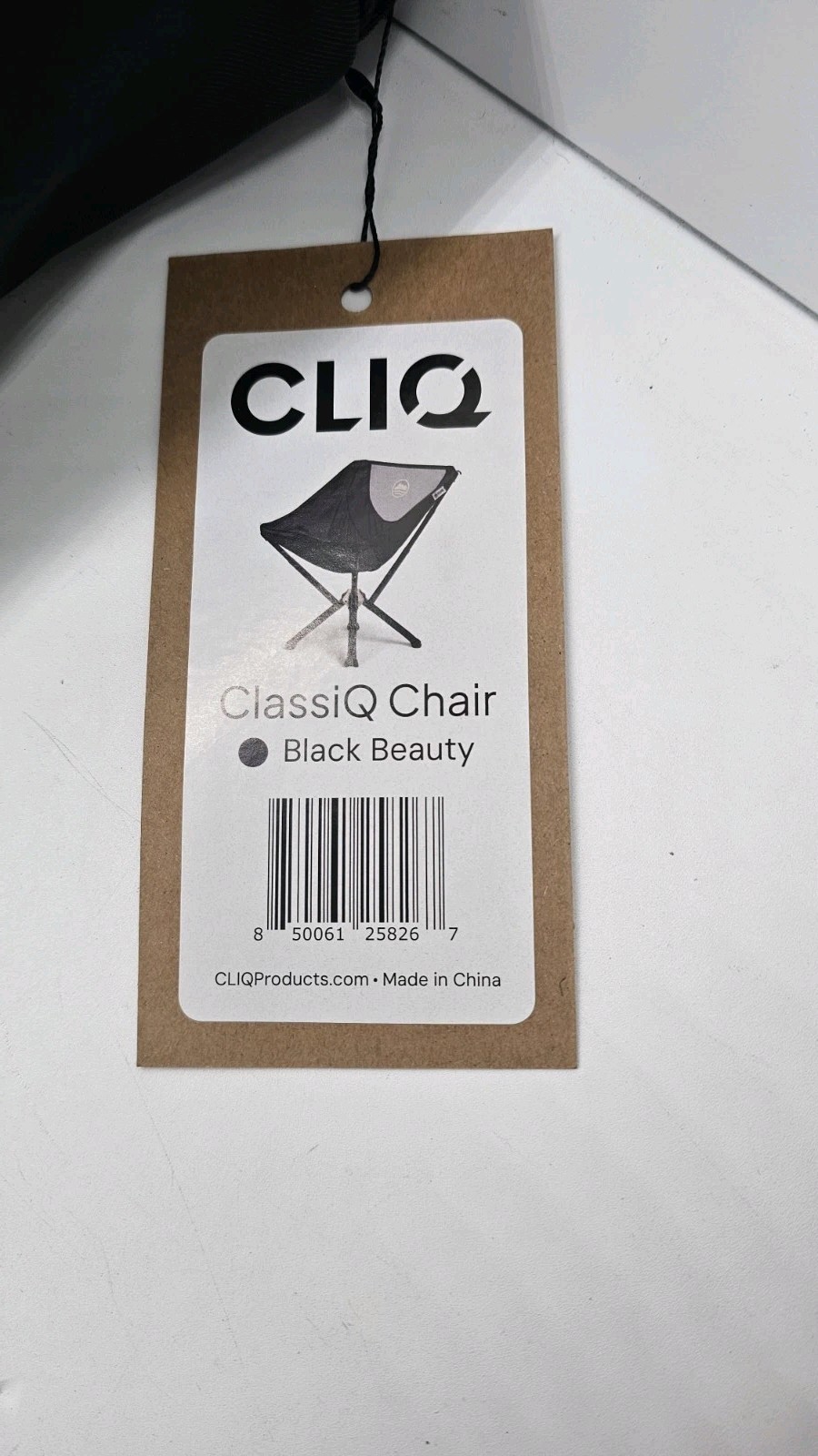 CLIQ ClassiQ Camping Chair, Black Beauty