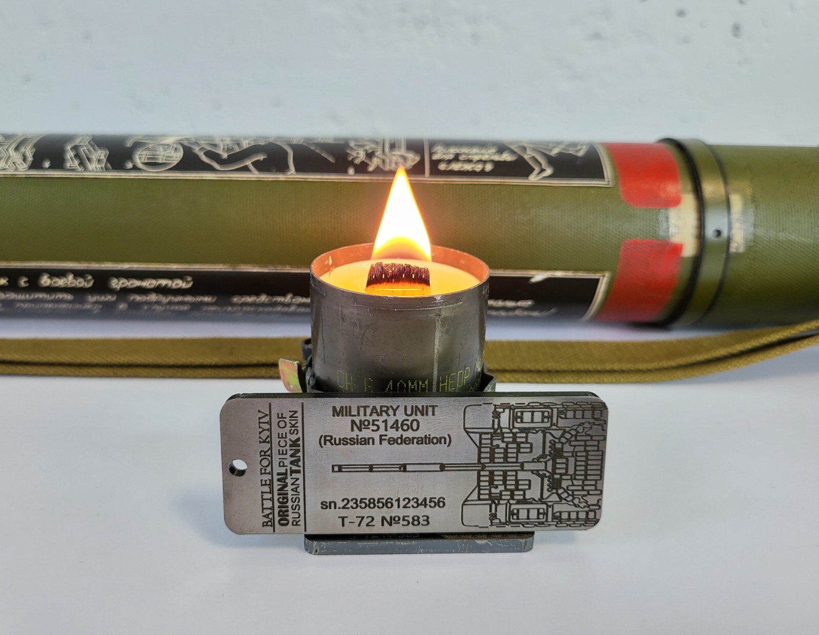 Designed in Ukraine with Recycled Material, Unique Metal Keychain, Metal Craft