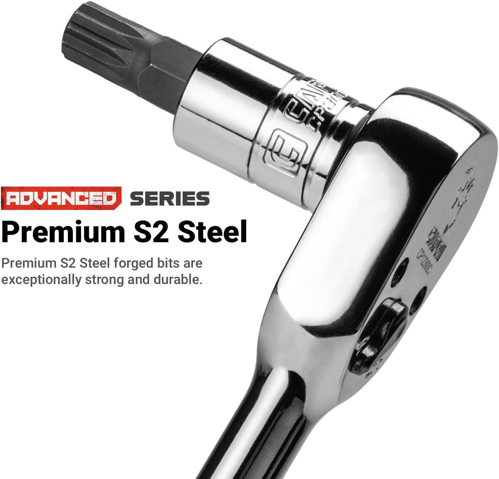 Capri Tools XZN Triple Square Bit Socket Set 14-Piece (XZN Bit Set/Master)