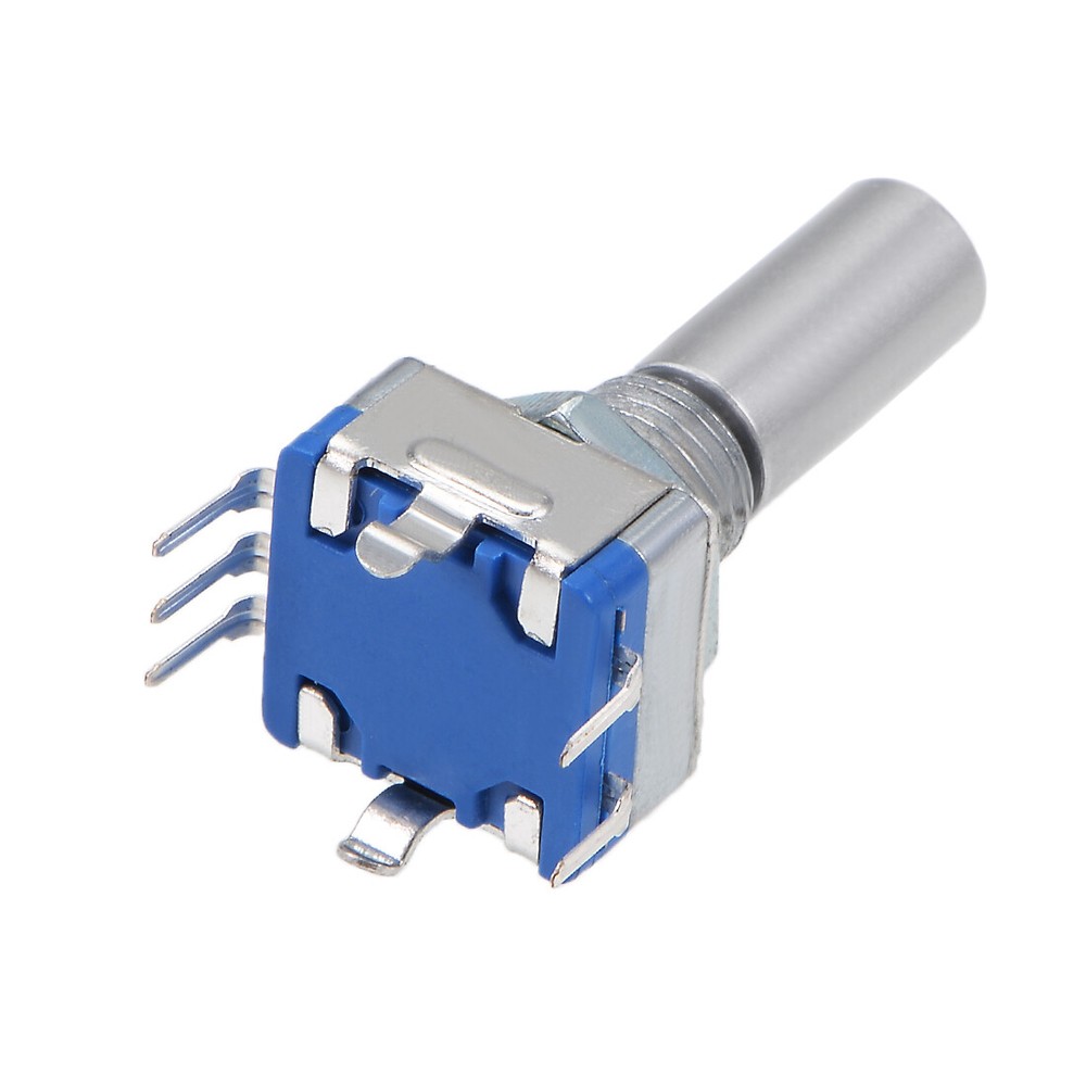 360 Degree Rotary Encoder Code Switch EC11 7 Pins 20mm D-Shaft 2pcs