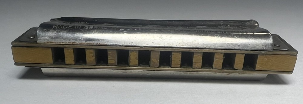 Vintage Harmonica Hohner Marine Band 1896 Key C