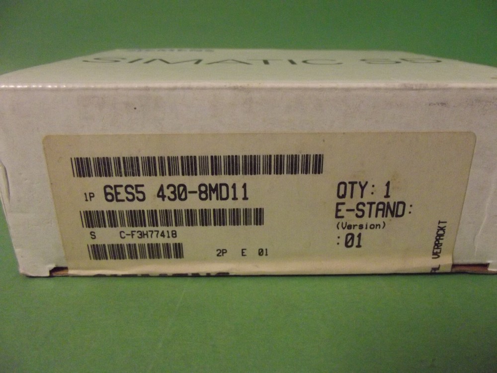 SIEMENS SIMATIC S5 6ES5 430-8MD11 Digital Input Module. Version:01