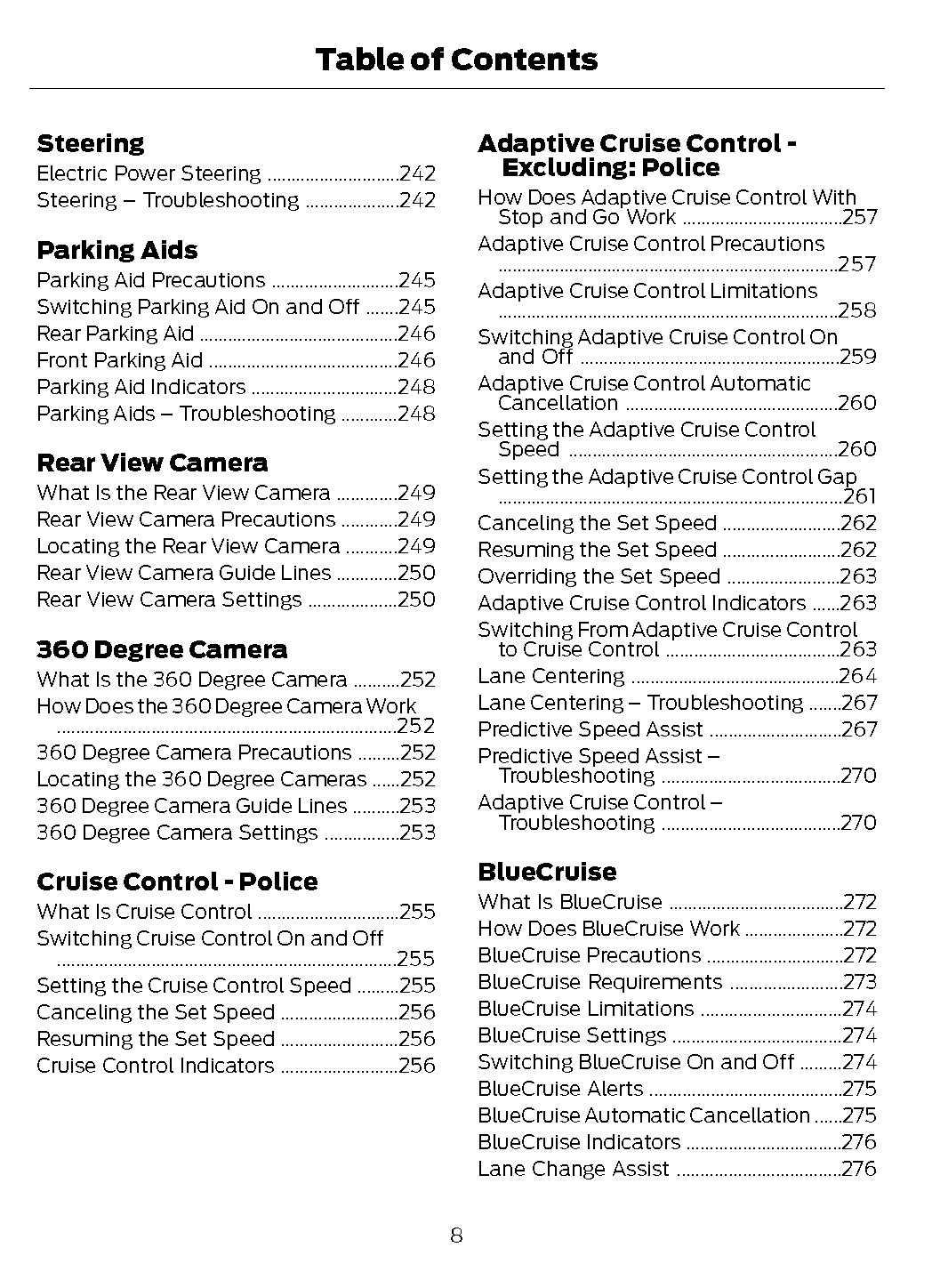 2025 Ford Explorer Owners Manual User Guide