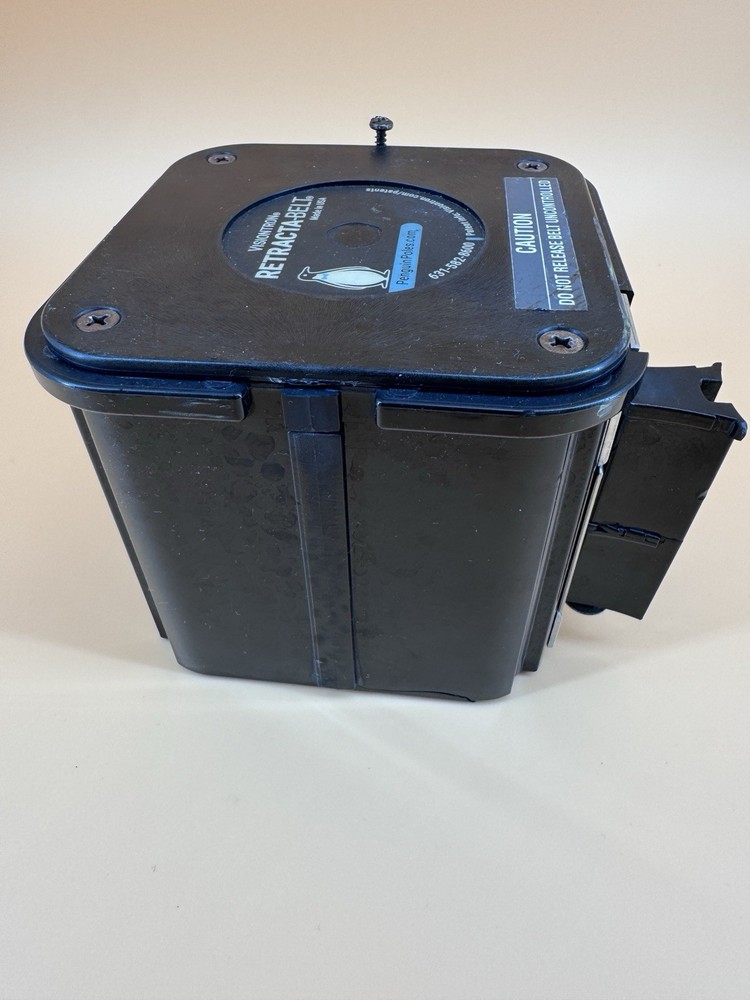 Visiontron Retracta-Belt Yellow Caution Do Not Enter