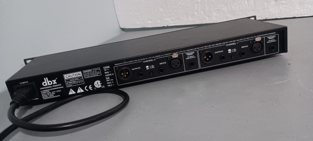 DBX 266XL Stereo Compressor/Gate Limiter 2-Channel Dynamics Processor
