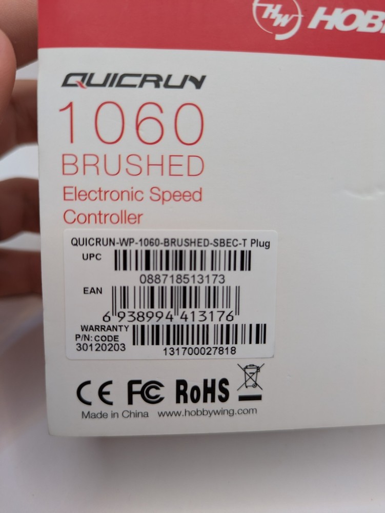 Hobbywing Quicrun 1060 1/10 60A Brushed ESC NEW
