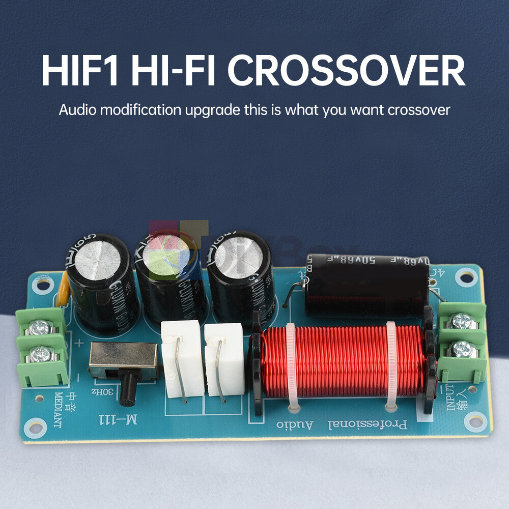 150W Midrange Speaker Frequency Divider Audio Crossover For HiFi Audio Amplifier