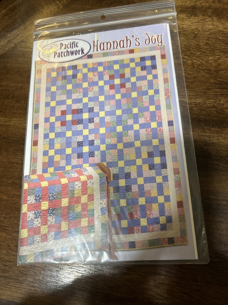 Pacific Patchwork Hannah’s Joy Quilt Pattern PPW-259 Baby/Twin Sizes New