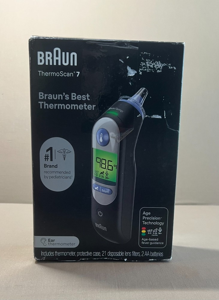 Thermoscan 7 Digital Ear Thermometer, Age Precision Technology with Extras