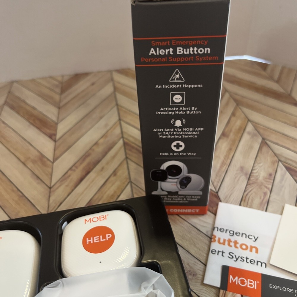 Mobi Connect Smart Emergency Alert Button Personal Support System NIB