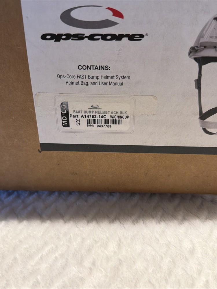 Ops-core Bump Helmet Black A14782-14C MD/LG