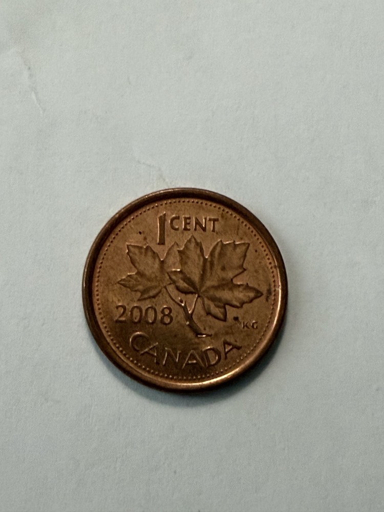 2008 Canada 1 CENT KM# 490a AU Coin