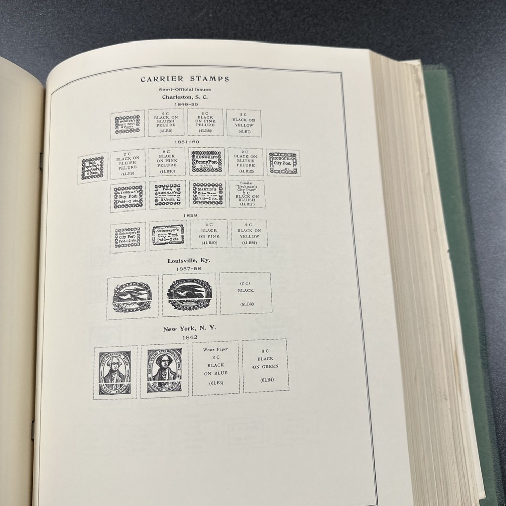 Scott American Stamp Album With Some Stamps Mint & Used
