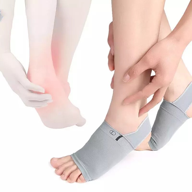 Compression Arch Support Plantar Fasciitis Gel Pad Brace Sleeve Ankle Foot Wrap
