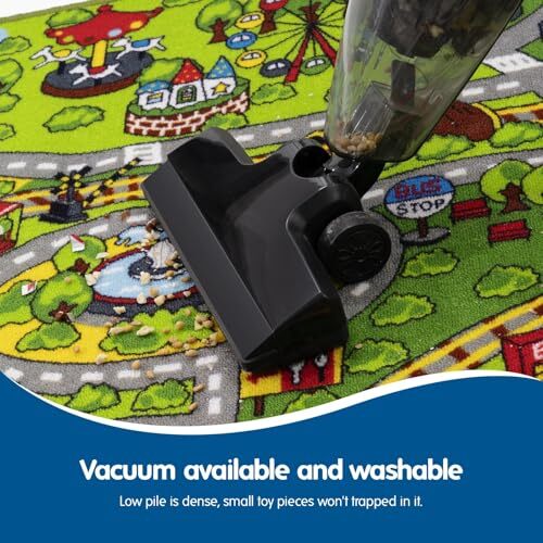 Race Car Track Rug Play Mat For Kids Toddlers Carpet Road Toy Track Floor