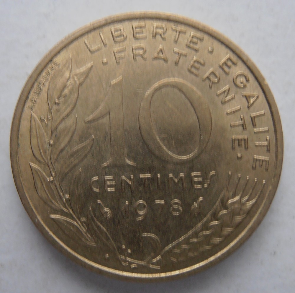 FRANCE  10 CENTIMES 1978